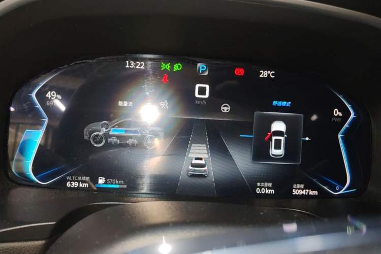 Used SERES SF5 2021 Four-Wheel Drive Freedom Expedition Edition Instrument Cluster