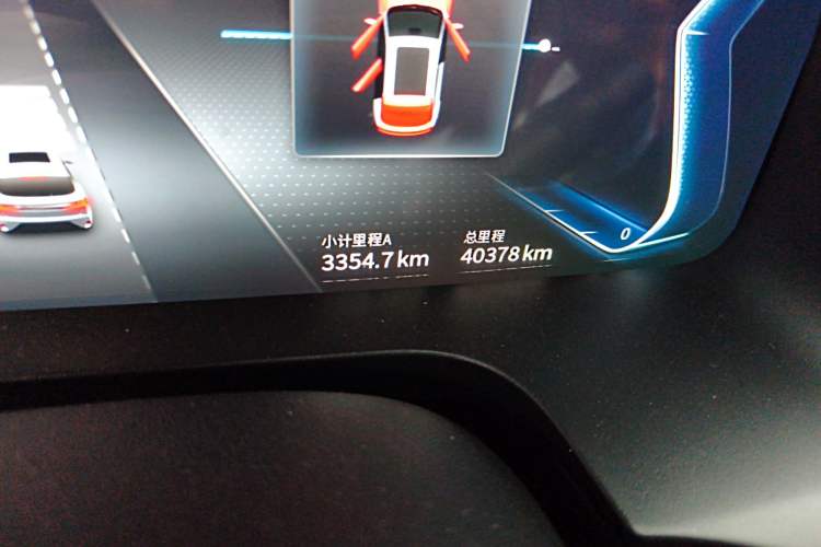 Used SERES SF5 2021 Huawei Smart Selection Four-Wheel Drive Edition Odometer Close Up