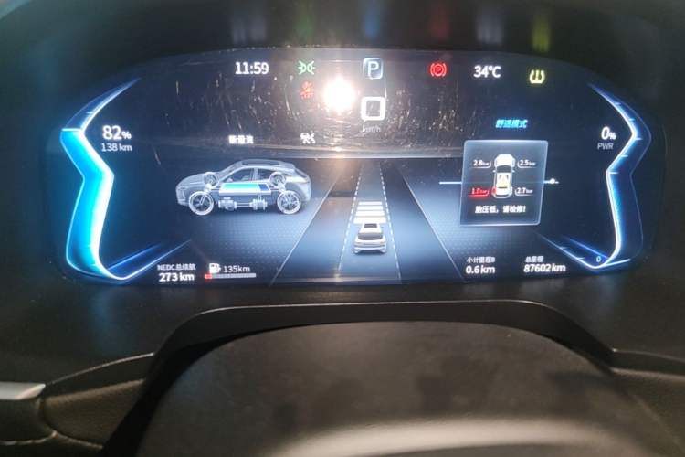 Used SERES SF5 2021 Four-Wheel Drive Freedom Expedition Edition Instrument Cluster