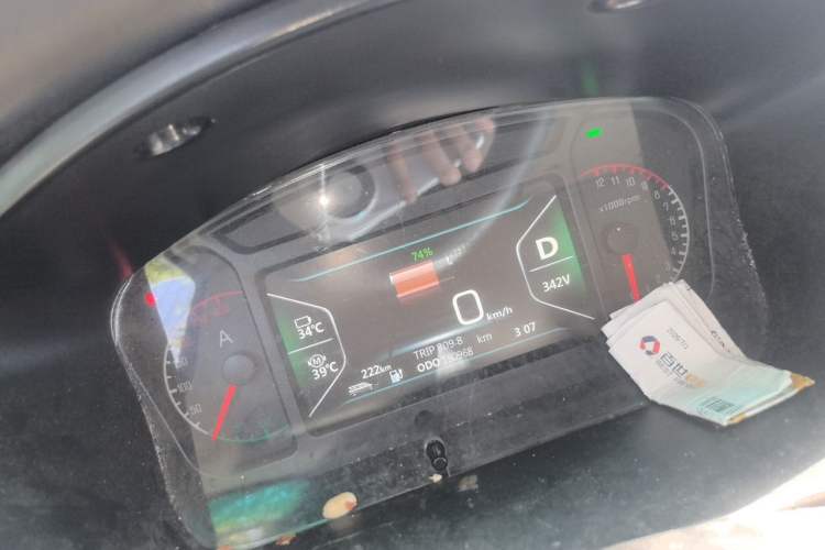 Used Shenzhou DST 5 2019 Pure Electric Van Instrument Cluster