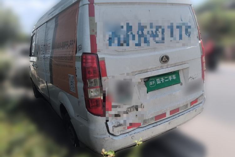 Used Shenzhou DST 5 2019 Pure Electric Van Rear Left 45 Deg