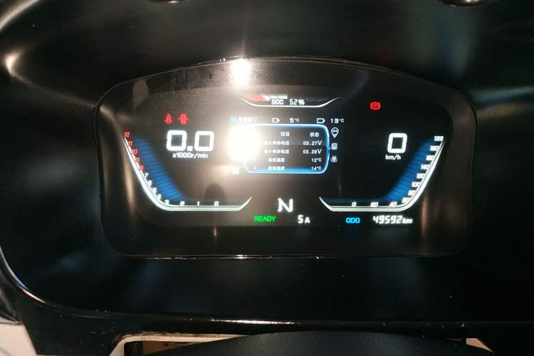 Used Shenzhou DST 5 2020 Pure Electric Van Instrument Cluster