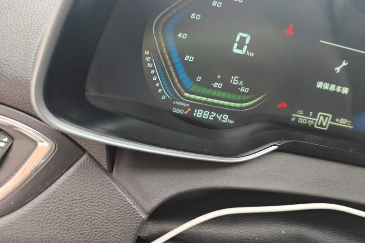 Used SINOGOLD Junxing 2023 Standard Model Odometer Close Up