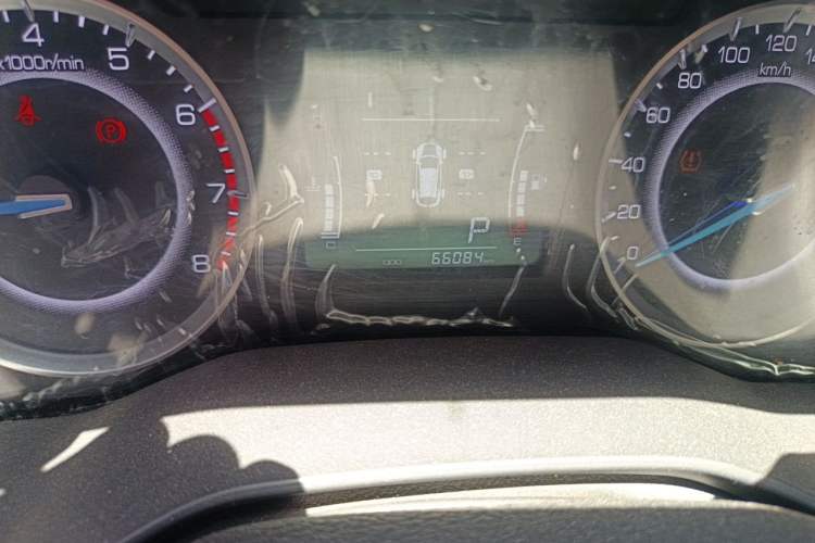 Used Sinotruk VGV U70 2020 1.5T Automatic Smart Luxury Edition 5 Seats Odometer Close Up