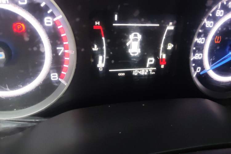Used Sinotruk VGV U70 2020 1.5T Automatic Smart Enjoyment Elite Version 7 Seats Odometer Close Up