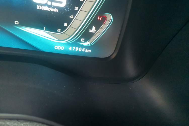 Used Sinotruk VGV U75PLUS 2021 2.0 TGDI Fun-Seeking Mountain Edition 7 Seats Odometer Close Up
