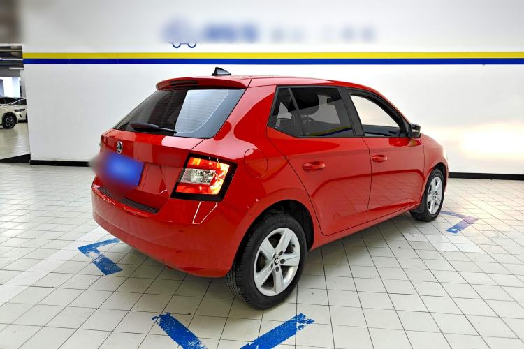 Used Skoda Fabia 2017 1.4L Automatic Car Enjoy Edition Rear Right 45 Deg