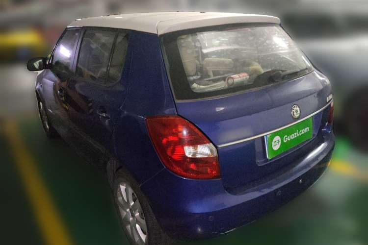 Used Skoda Fabia 2009 1.6L Automatic Crystal Edition Rear Left 45 Deg