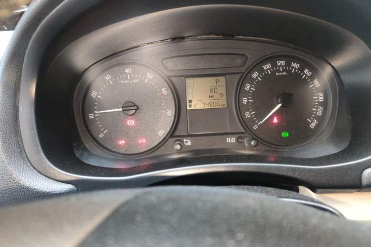 Used Skoda Fabia 2011 1.4L Automatic Crystal Edition Odometer Close Up