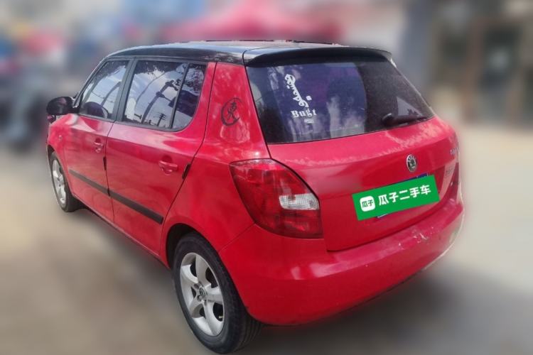 Used Skoda Fabia 2011 1.6L Manual Cool Black Edition Rear Left 45 Deg
