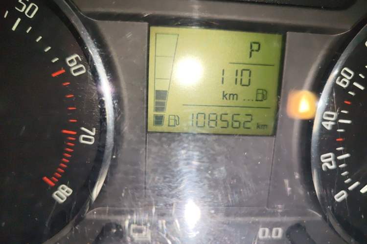 Used Skoda Fabia 2012 1.6L Automatic Crystal Edition Odometer Close Up