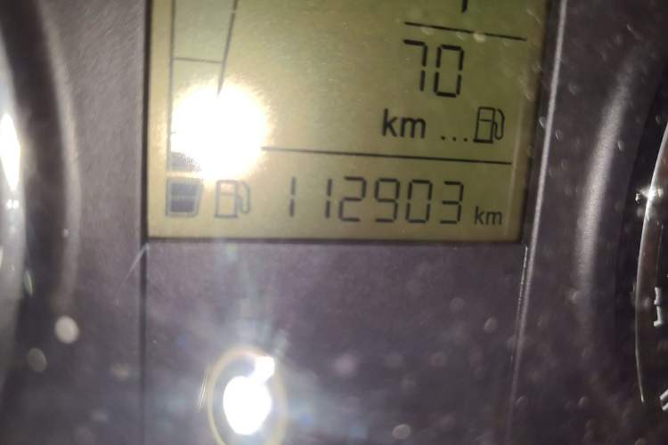 Used Skoda Fabia 2012 1.4L Automatic Crystal Edition Odometer Close Up