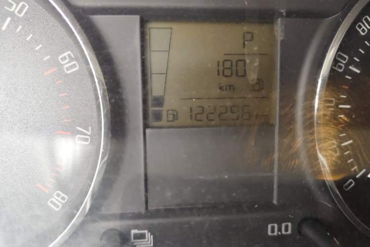Used Skoda Fabia 2012 1.4L Automatic Crystal Edition Odometer Close Up
