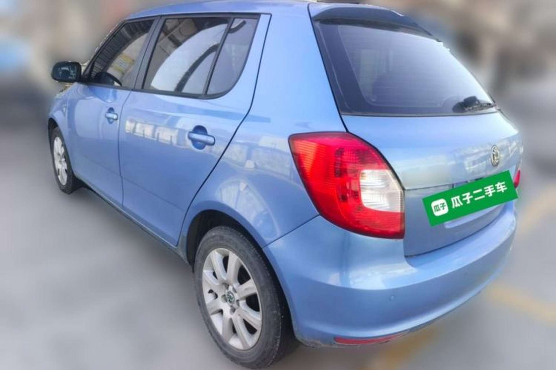 Used Skoda Fabia 2012 1.4L Automatic Crystal Edition Rear Left 45 Deg