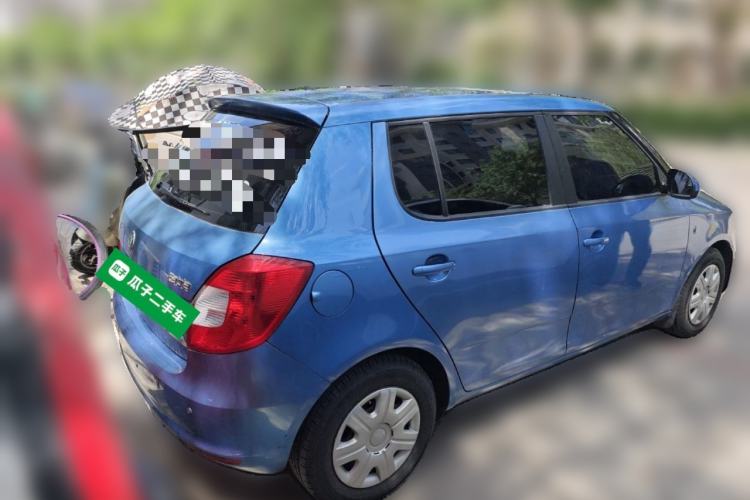 Used Skoda Fabia 2012 1.4L Manual Crystal Edition Rear Right 45 Deg