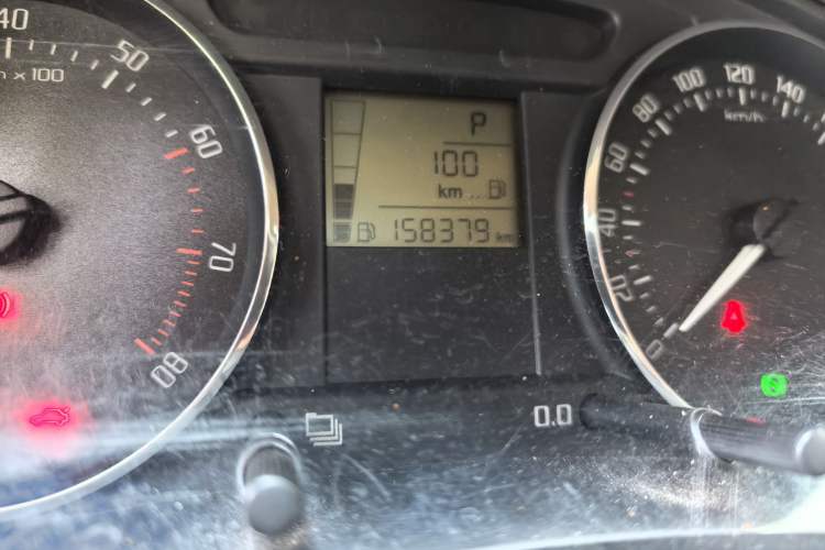 Used Skoda Fabia 2012 1.6L Scout Odometer Close Up