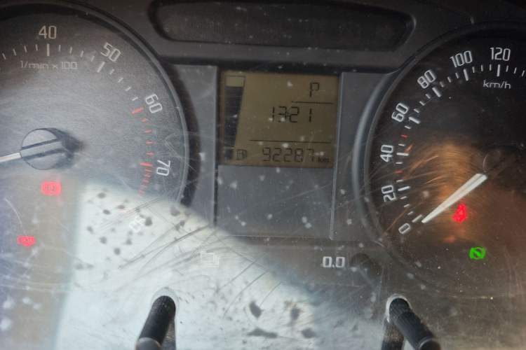 Used Skoda Fabia 2012 1.4L Automatic Crystal Edition Odometer Close Up