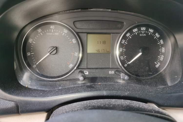Used Skoda Fabia 2012 1.6L Scout Odometer Close Up