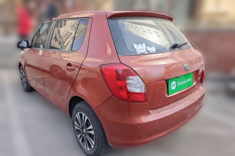 Used Skoda Fabia 2012 1.4L Automatic Crystal Edition Rear Left 45 Deg