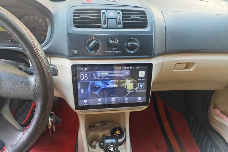 Used Skoda Fabia 2012 1.4L Automatic Crystal Edition Audio And AC Panel