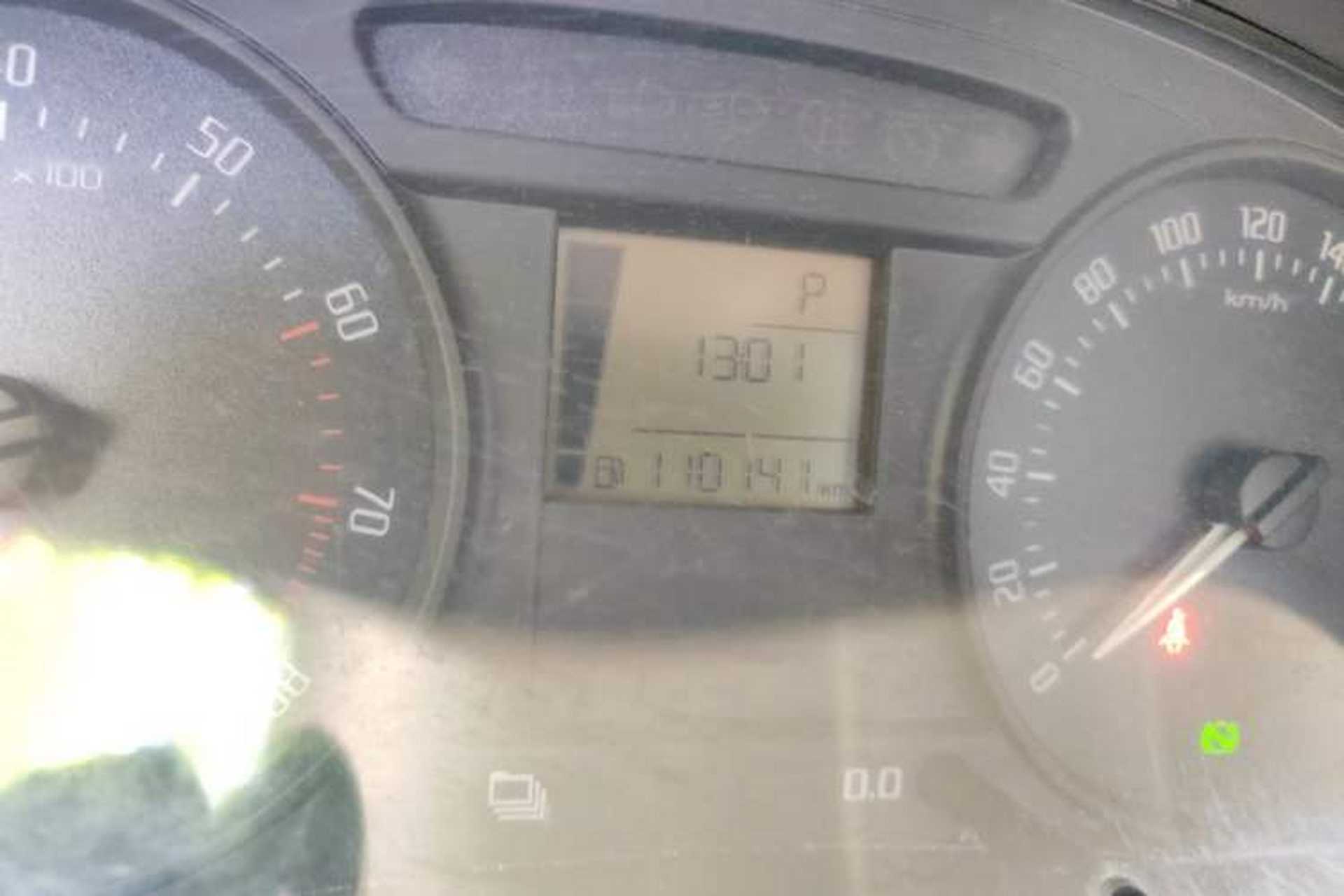 Used Skoda Fabia 2012 1.4L Automatic Crystal Edition Odometer Close Up