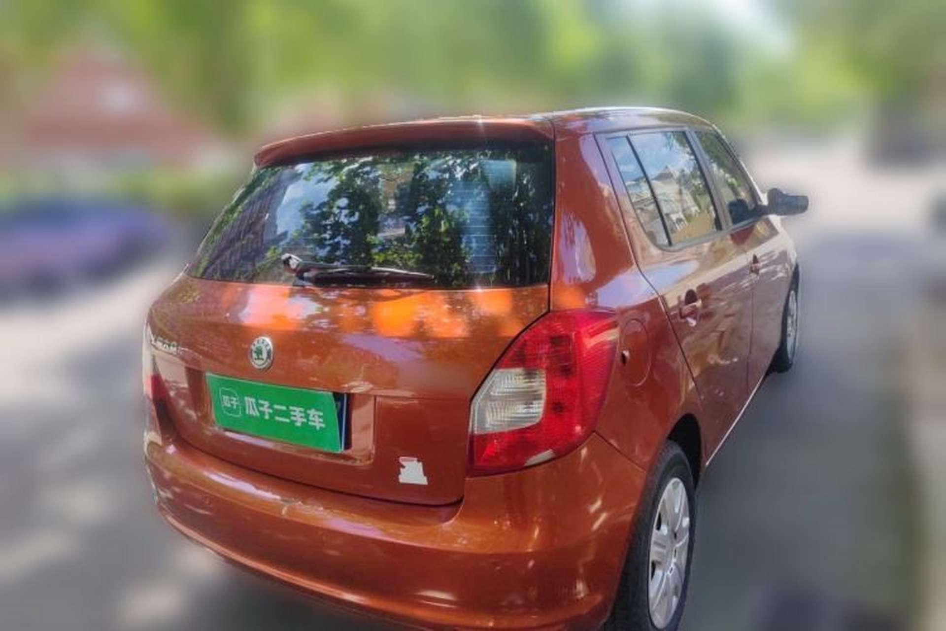 Used Skoda Fabia 2012 1.4L Automatic Crystal Edition Rear Right 45 Deg