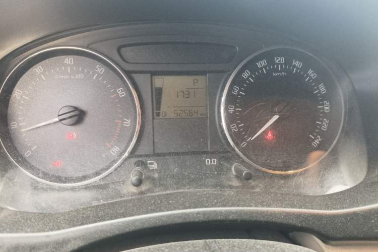 Used Skoda Fabia 2012 1.6L Scout Odometer Close Up