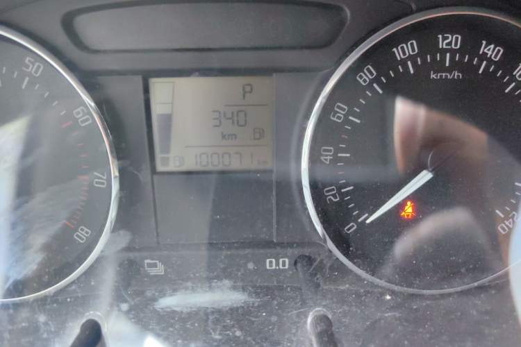 Used Skoda Fabia 2012 1.6L 5th Anniversary Limited Edition Odometer Close Up