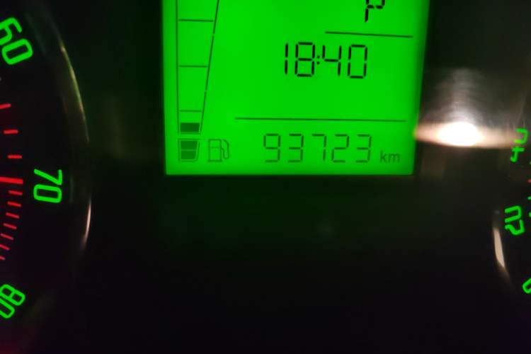 Used Skoda Fabia 2012 1.4L Automatic Crystal Edition Odometer Close Up