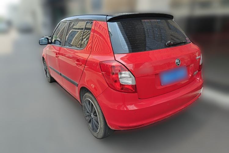 Used Skoda Fabia 2012 1.6L Automatic Cool Black Edition Rear Left 45 Deg