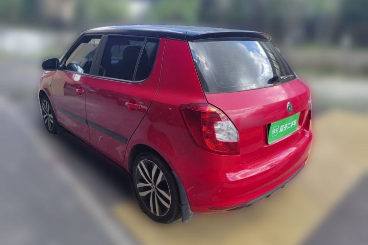 Used Skoda Fabia 2012 1.6L Automatic Cool Black Edition Rear Left 45 Deg