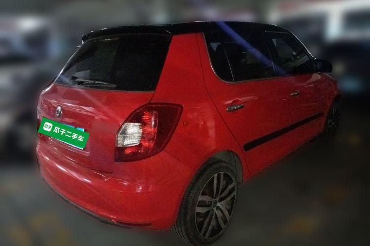 Used Skoda Fabia 2012 1.6L Automatic Cool Black Edition Rear Right 45 Deg
