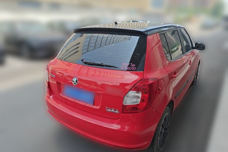 Used Skoda Fabia 2012 1.6L Automatic Cool Black Edition Rear Right 45 Deg