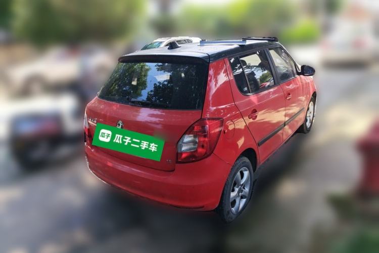 Used Skoda Fabia 2012 1.6L Manual Cool Black Edition Rear Right 45 Deg