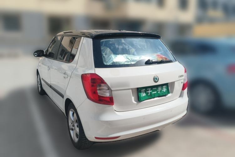Used Skoda Fabia 2012 1.6L Manual Cool Black Edition Rear Left 45 Deg