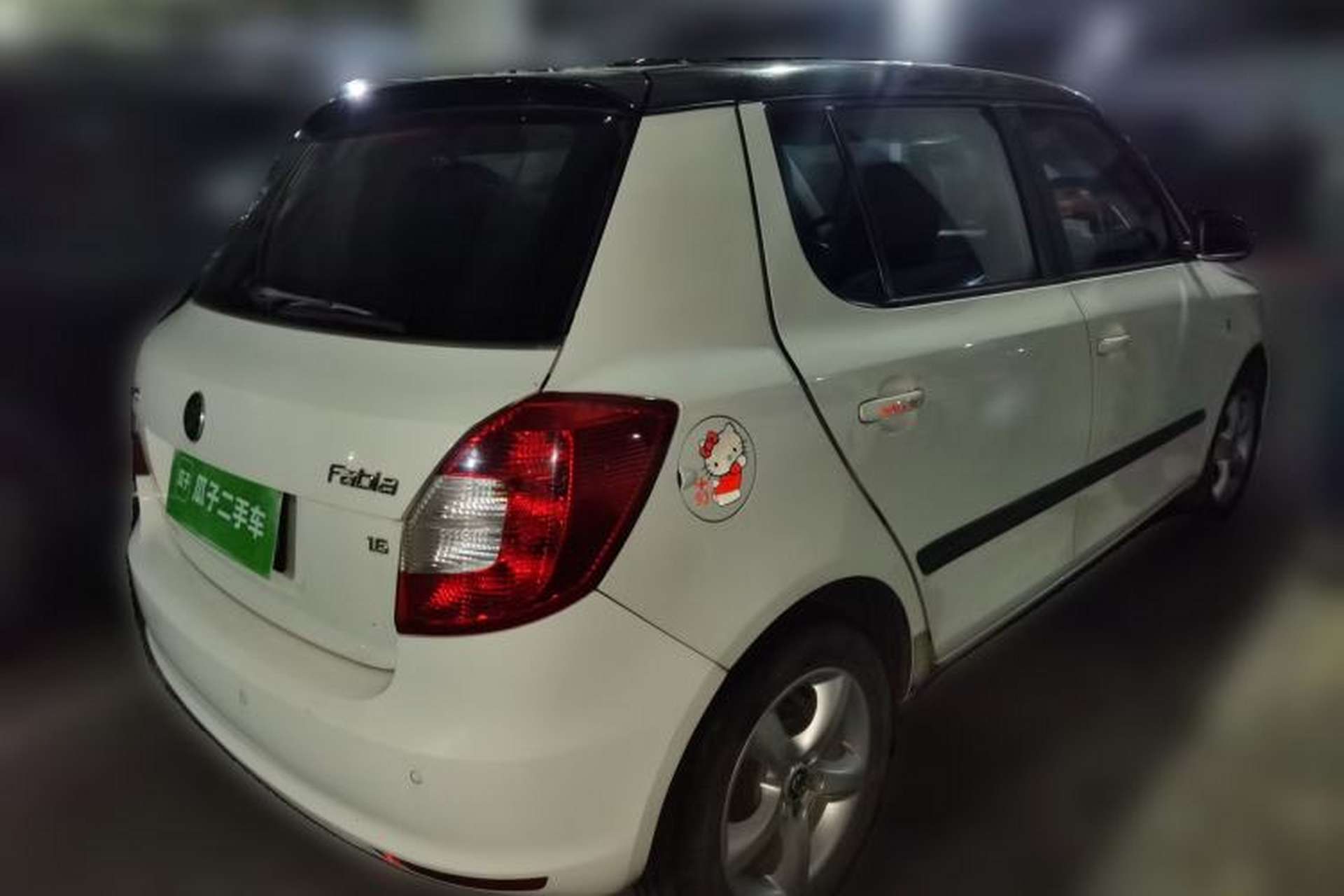 Used Skoda Fabia 2012 1.6L Automatic Cool Black Edition Rear Right 45 Deg