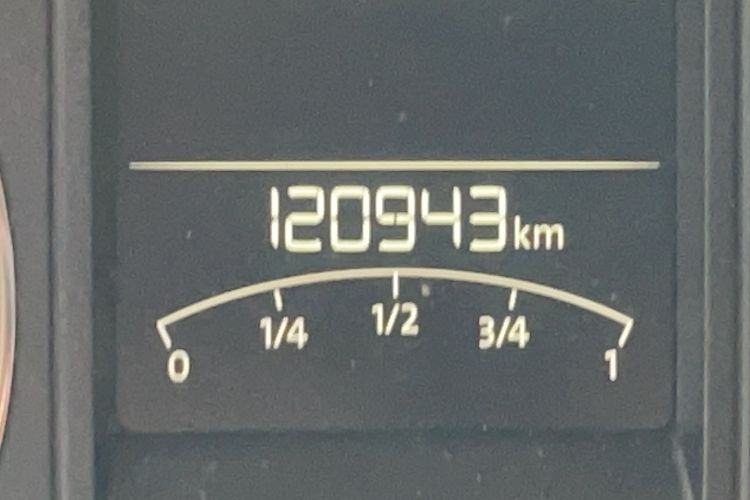 Used Skoda Fabia 2014 1.4L Automatic Crystal Edition Odometer Close Up