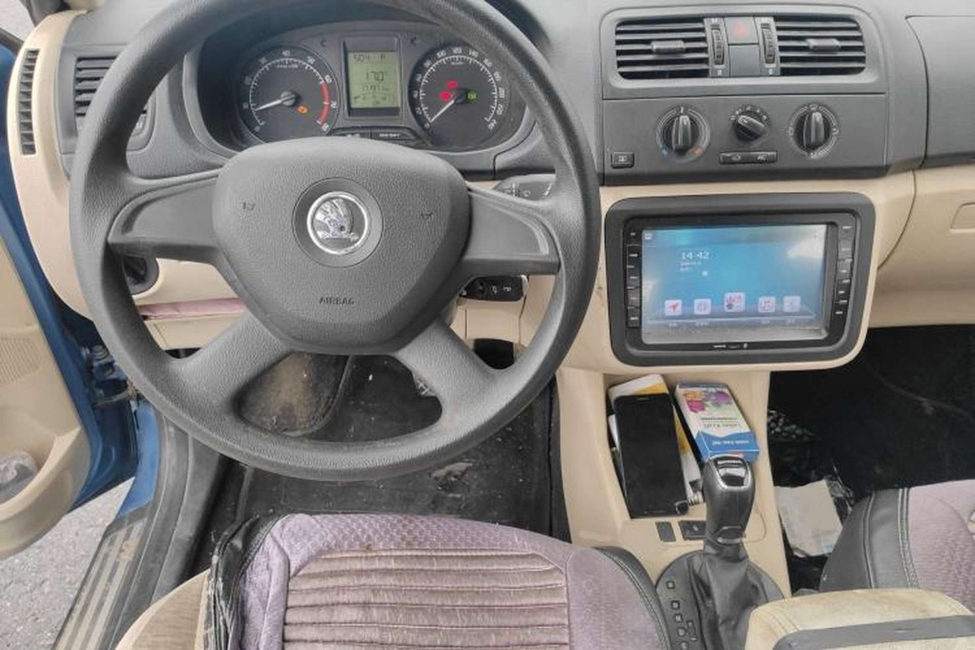 Used Skoda Fabia 2014 1.4L Automatic Crystal Edition Steering Wheel