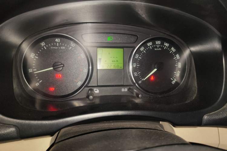 Used Skoda Fabia 2014 1.4L Manual Jingling Edition Odometer Close Up