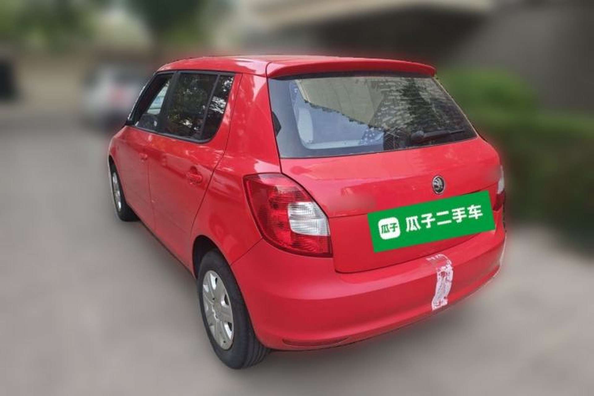 Used Skoda Fabia 2014 1.4L Manual Crystal Edition Rear Left 45 Deg