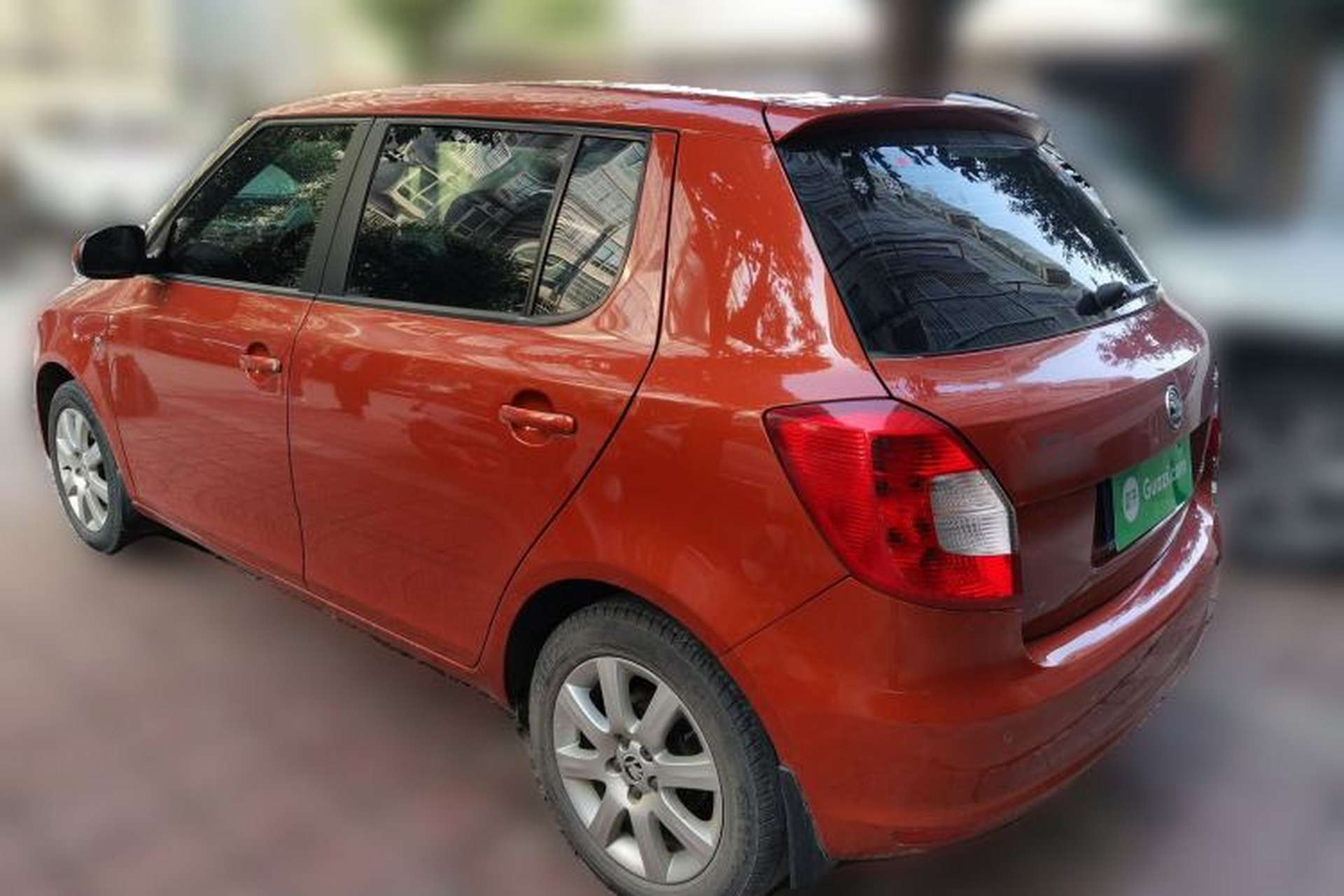 Used Skoda Fabia 2014 1.4L Automatic Crystal Edition Rear Left 45 Deg