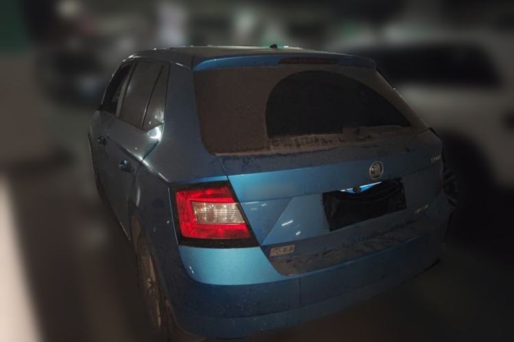 Used Skoda Fabia 2015 1.4L Automatic Front-Drive Model Rear Left 45 Deg