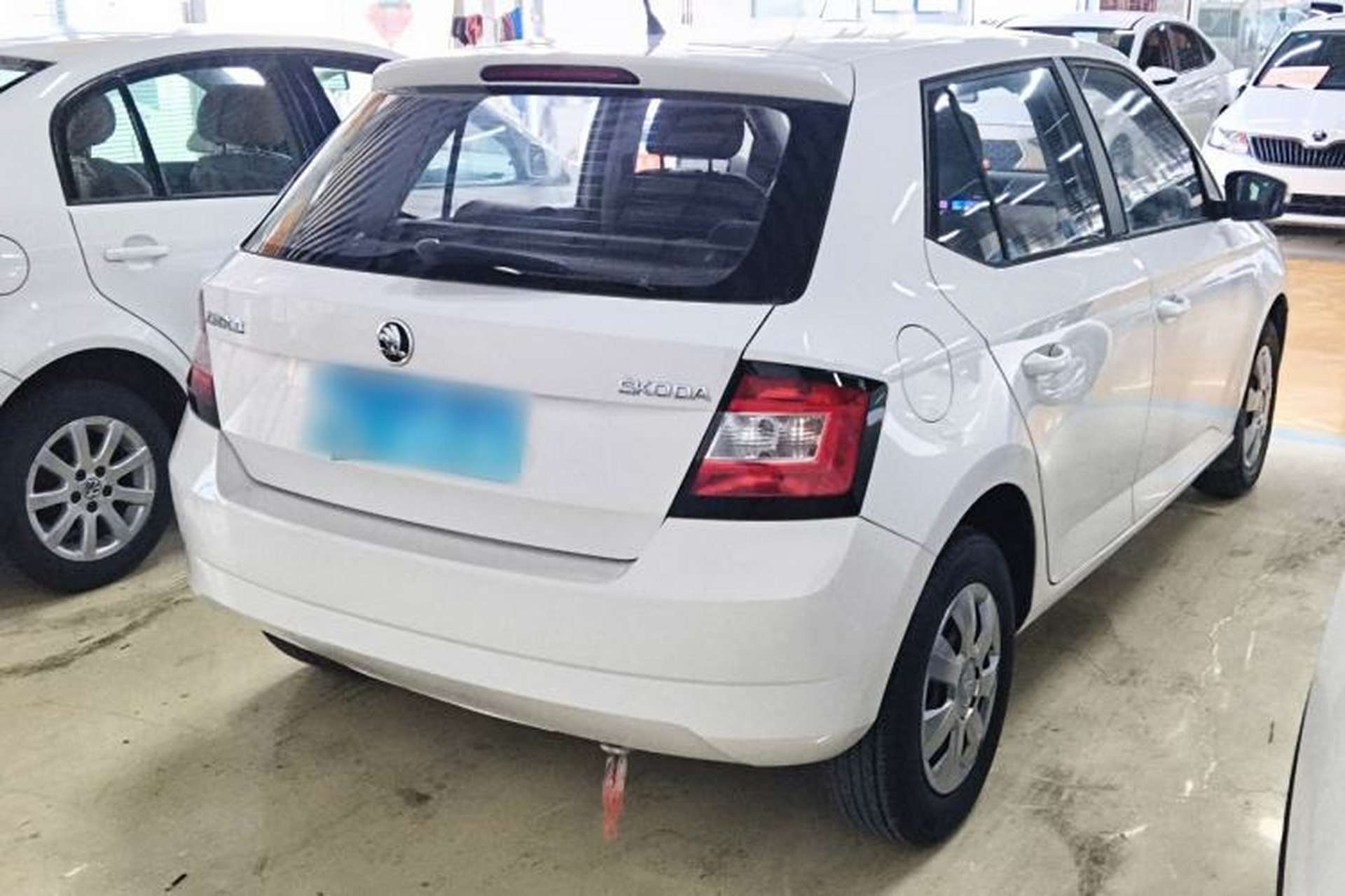 Used Skoda Fabia 2015 1.4L Automatic Front-Drive Model Rear Right 45 Deg