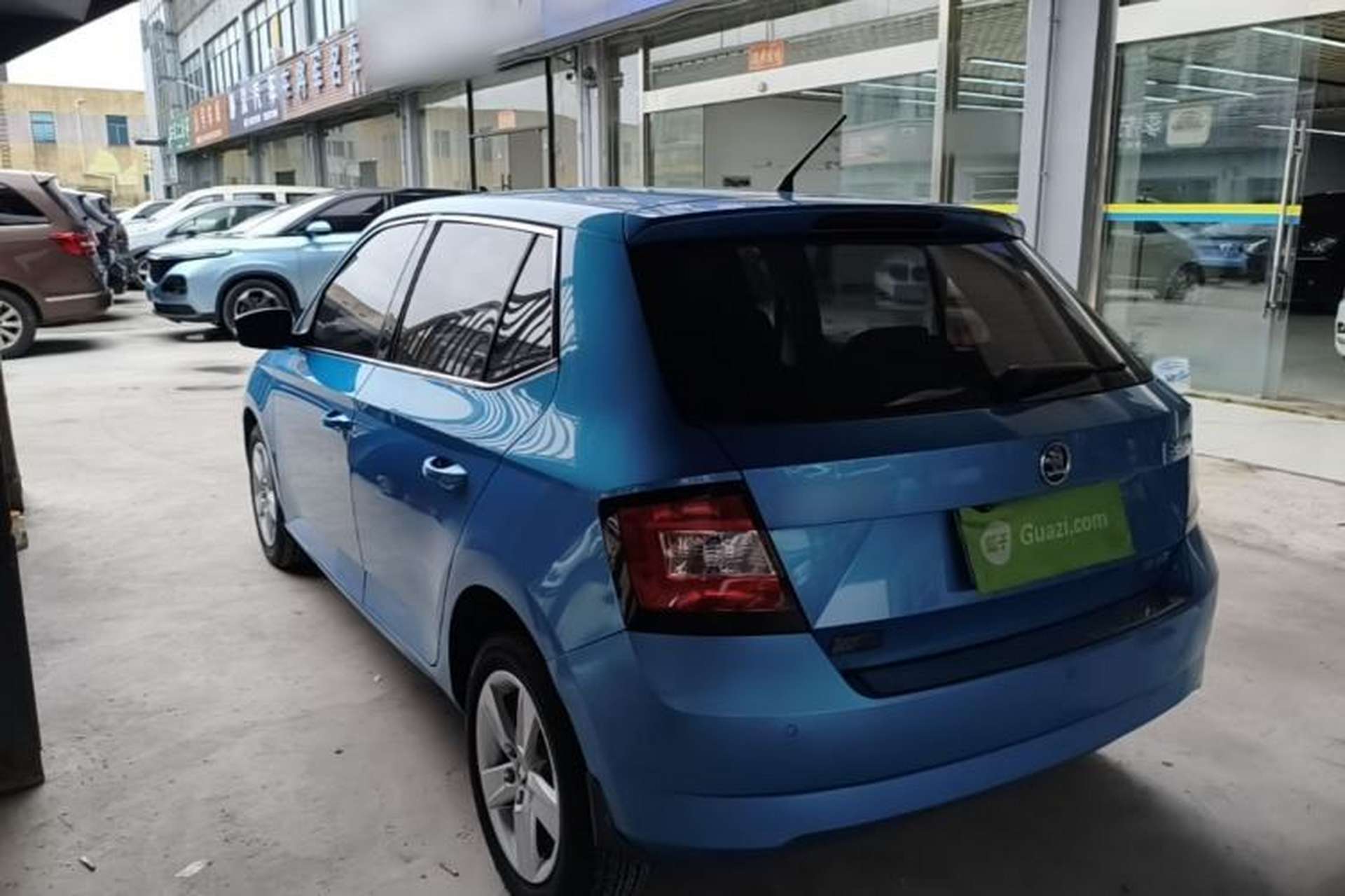 Used Skoda Fabia 2016 1.4L Automatic Car Enjoy Edition Rear Left 45 Deg