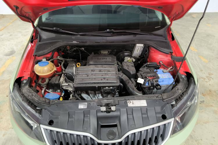 Used Skoda Fabia 2016 1.4L Automatic Car Enjoy Edition Engine Bay