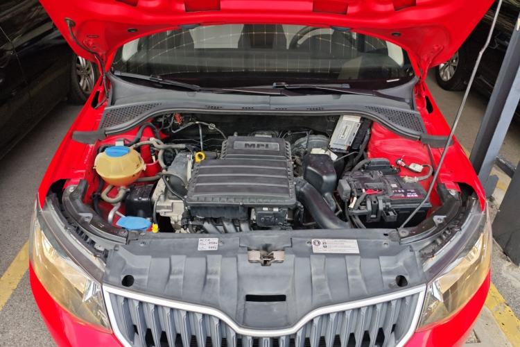 Used Skoda Fabia 2016 1.4L Automatic Car Enjoy Edition Engine Bay