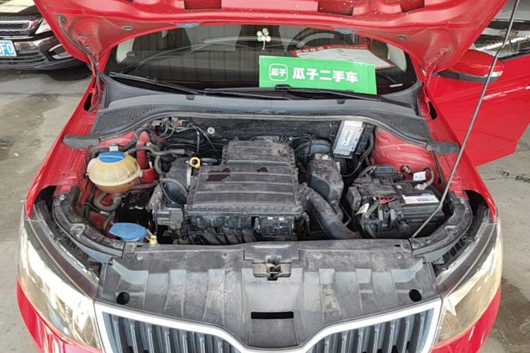 Used Skoda Fabia 2016 1.4L Automatic Car Enjoy Edition Engine Bay