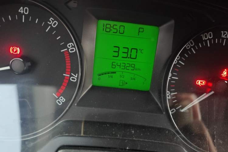 Used Skoda Fabia 2016 1.4L Automatic Car Enjoy Edition Odometer Close Up