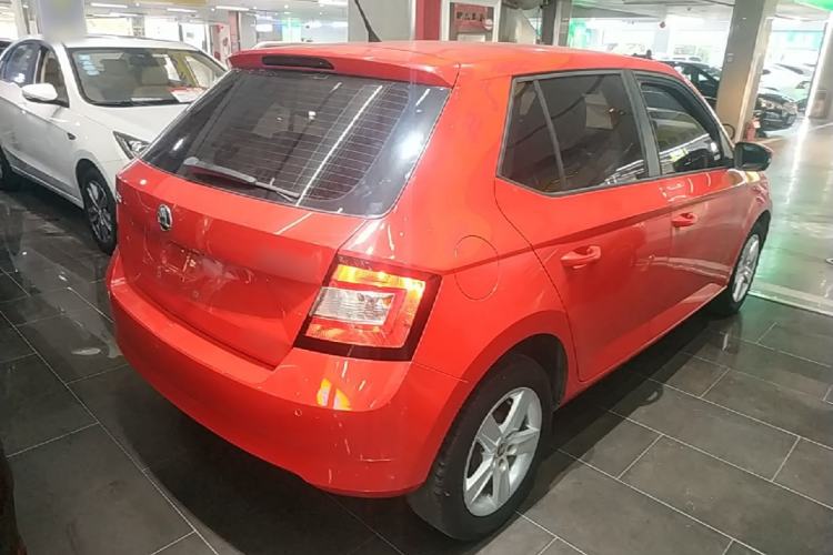 Used Skoda Fabia 2016 1.4L Automatic Car Enjoy Edition Rear Right 45 Deg