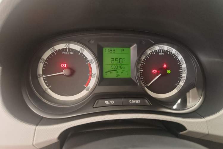Used Skoda Fabia 2016 1.4L Automatic Car Enjoy Edition Odometer Close Up